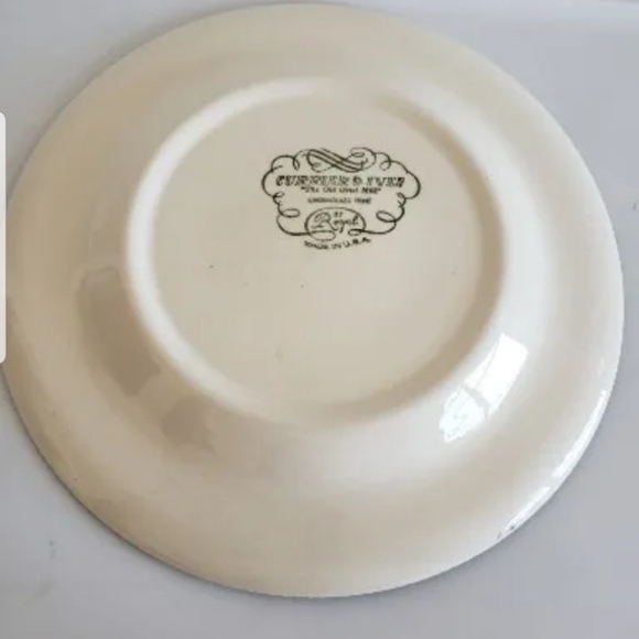 .#Vintage Currier&Ives The Old Crist Mill Underglaze Print By Royal Plate USA# - Picture 6 of 9